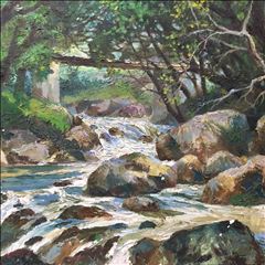 山溪流水 