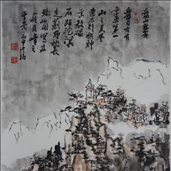 盘山雪霁