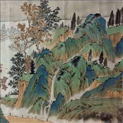 青绿山水小品（2）