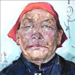 肖像画-蒙古族2