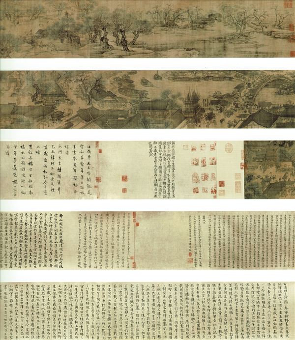 318,国画,国画人物,张择端,风俗画,《清明上河图》