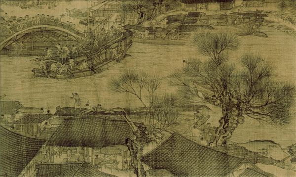 318,国画,国画人物,张择端,风俗画,《清明上河图》