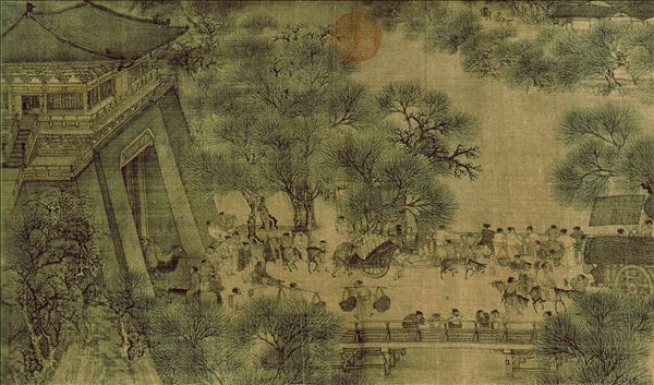 318,国画,国画人物,张择端,风俗画,《清明上河图》