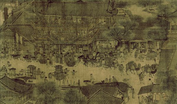 318,国画,国画人物,张择端,风俗画,《清明上河图》