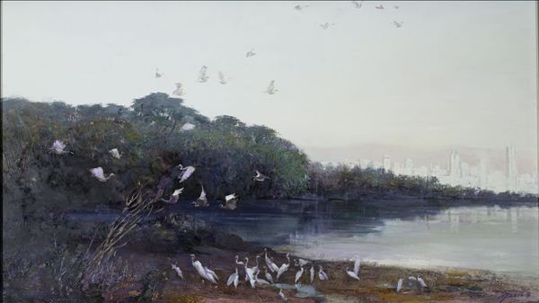 318,油画,文祯非,《释·系列》,油画作品