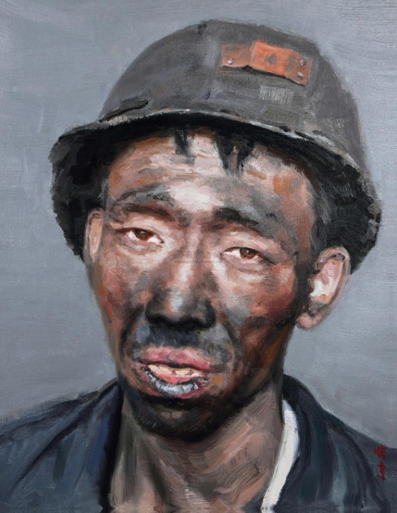 318,318艺术,当代艺术,徐唯辛,油画,《矿工》
