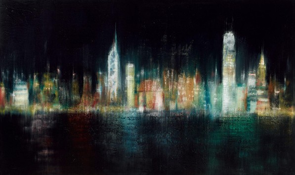 318,318艺术,尹朝阳,油画,《迷城》