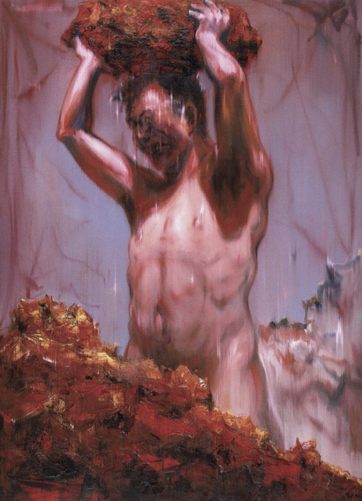 318,318艺术,尹朝阳,油画,《神话》