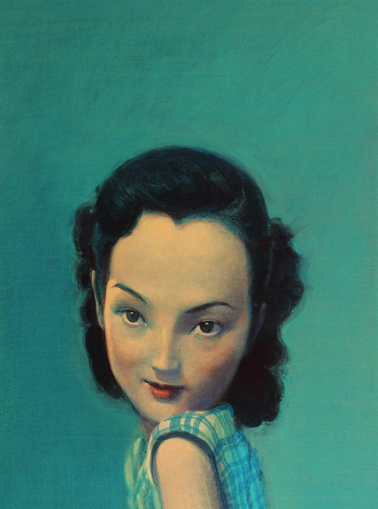 318,318艺术,刘野,油画,油画人物,《周璇》