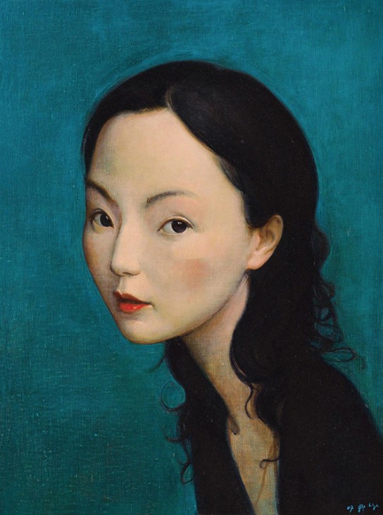 318,318艺术,刘野,油画,油画人物,《张曼玉》