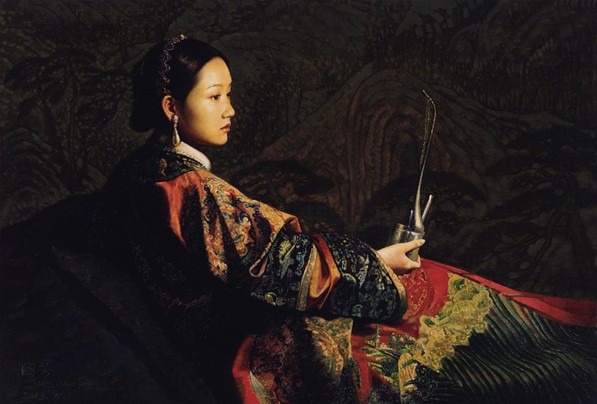 318,318艺术,姜国芳,油画,油画人物,