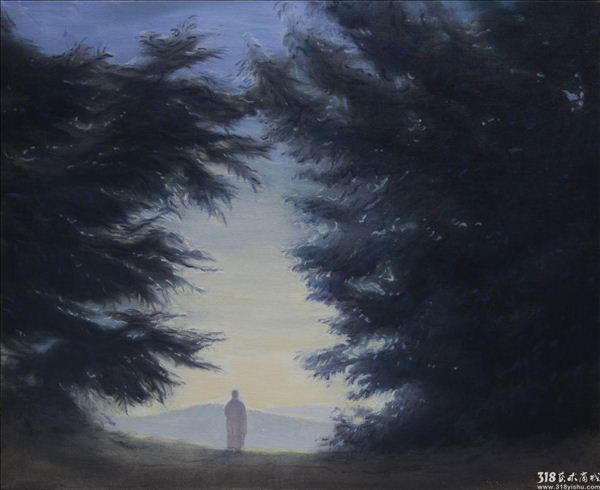 318,318艺术,郭伟璇,油画,《破晓》
