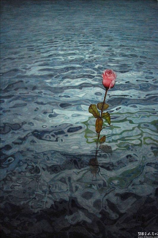 318,318艺术,胡桂东,油画,油画静物,《比如爱情海》