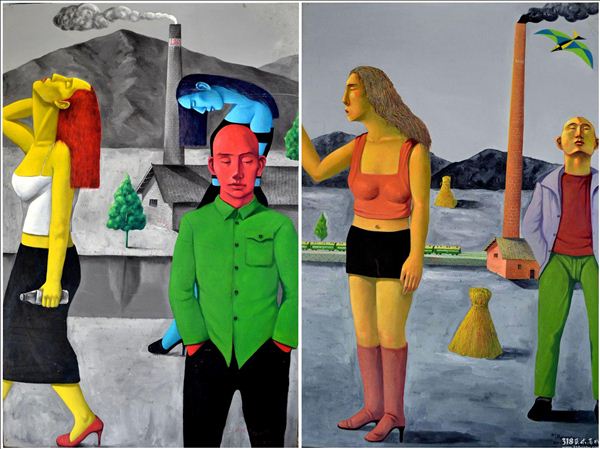 318,318艺术,刘德钊,油画,油画人物,《我心也无涯》,《随风而逝》