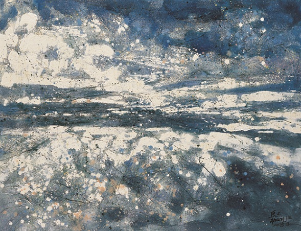 318,318艺术,张杰,油画,油画风景,《天机之一》