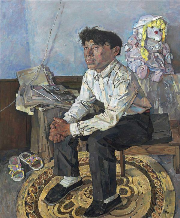 318,318艺术,忻东旺,油画,油画人物,《客》