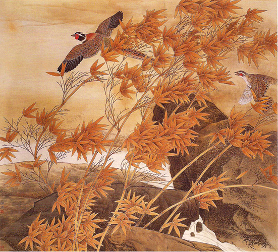 318,318艺术,陈湘波,国画,国画花鸟,《四季·秋风》