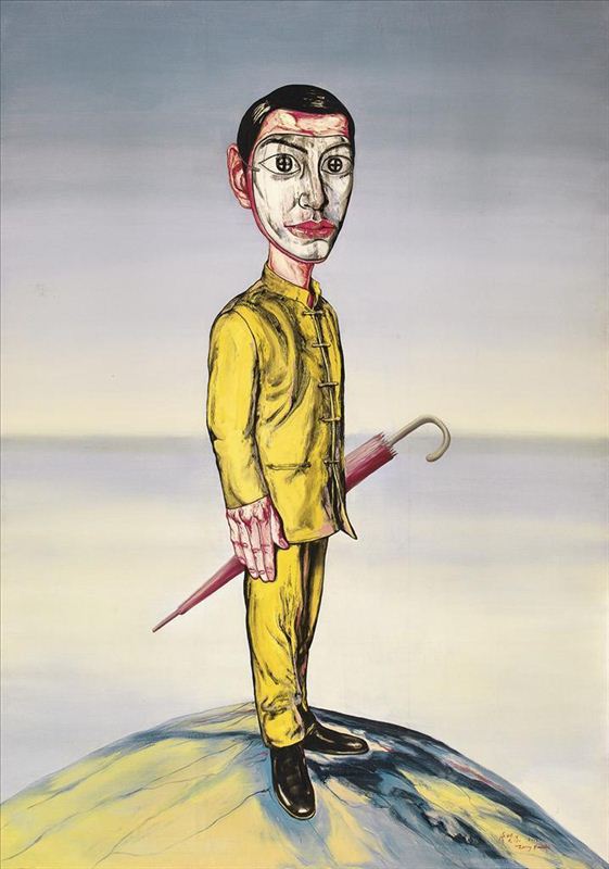 318,318艺术,艺术品交易网站,曾梵志,油画,《江湖》