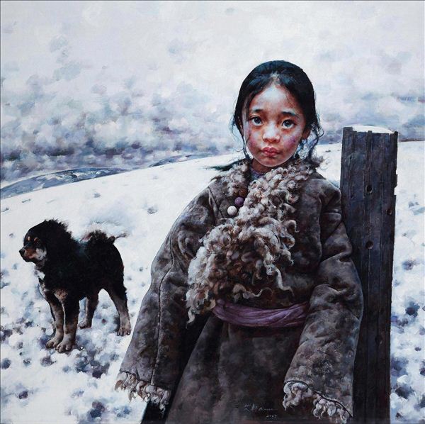 318,318艺术,艺术品交易网站,艾轩,油画,《静待》