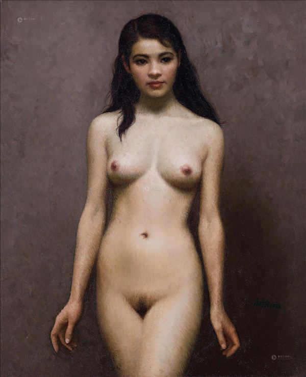 318,318艺术,靳尚谊,油画,油画人物,《女人体》