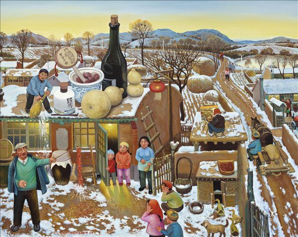 318,318艺术,艺术品交易网站,陈树中,油画,《野草滩系列，橙色之光》