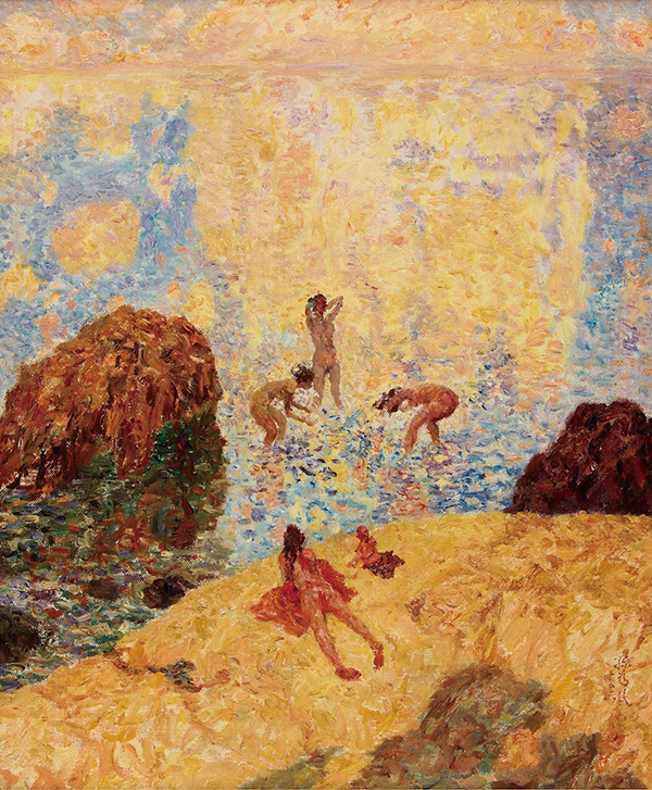 318,318艺术,艺术收藏,艺术品交易网站,孙为民,油画,《海滨》