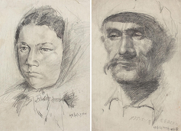 徐唯辛,油画,当代艺术,原创艺术,艺术收藏,318艺术,《素描肖像之一》