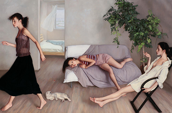 李贵君,油画,当代艺术,原创艺术,艺术收藏,318艺术,《静谧》