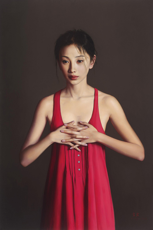 李贵君,油画,当代艺术,原创艺术,艺术收藏,318艺术,《虔诚之心》