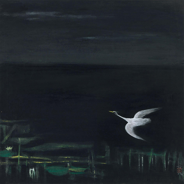 林风眠,原创艺术,油画,当代艺术,艺术品收藏,318艺术,《夜》