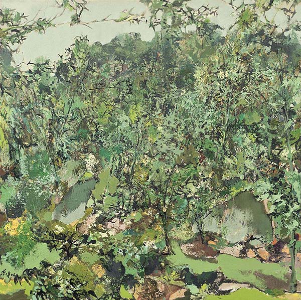 油画,国画,当代艺术,原创艺术,318,318艺术,洪凌,《翡翠夏季》