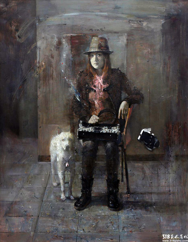 318,318艺术,艺术品网站,艺术品交易,吴家俊,油画,油画人物,《盛装一族》