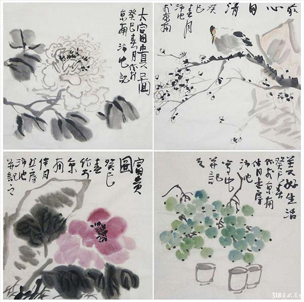 318艺术,艺术品交易,韩沛池,国画,国画花鸟,《小品系列二》