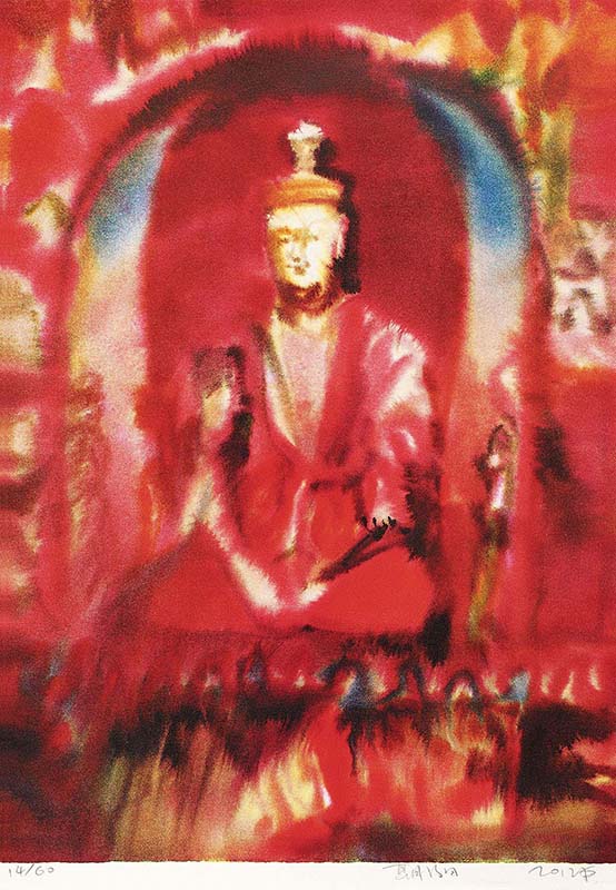 尹朝阳,油画,当代艺术,原创艺术,艺术收藏,318,318艺术,《佛像版画》