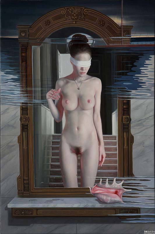 318,318艺术,艺术品网站,艺术品交易,油画,刘延明,《异度空间之三》