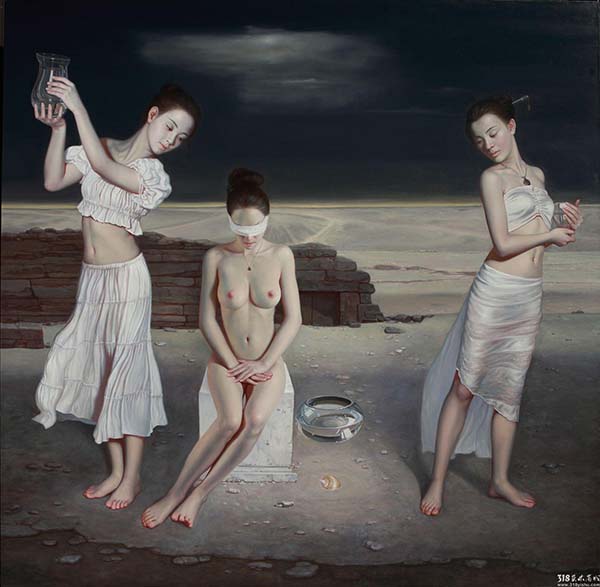 318,318艺术,艺术品网站,艺术品交易,油画,刘延明,《水》