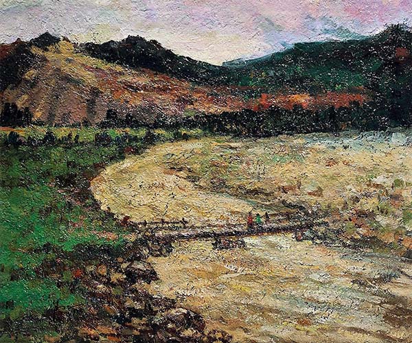 油画,当代艺术,艺术收藏,318,318艺术商城,朱乃正,《大道河》
