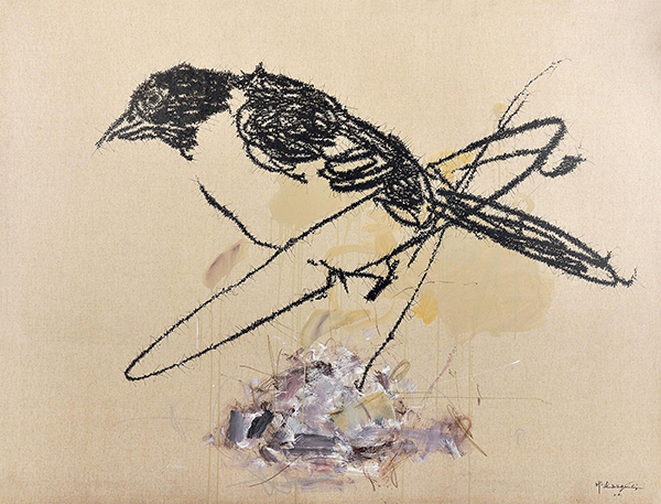 叶永青,油画,当代艺术,原创艺术,艺术收藏,318,318艺术,《鸟》