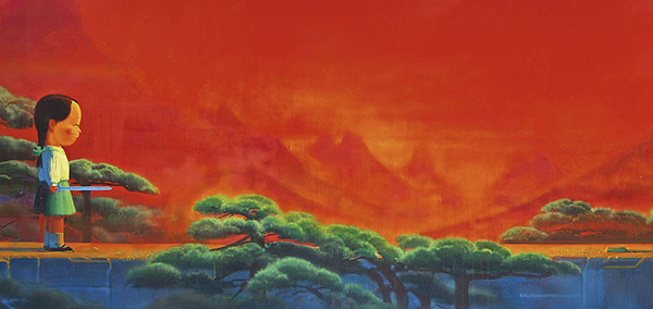 刘野,油画,当代艺术,艺术收藏,318艺术,《剑》