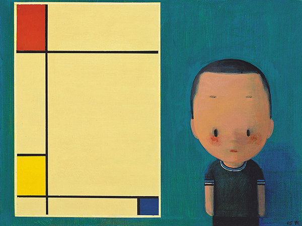 刘野,油画,当代艺术,艺术收藏,318艺术,《蒙德里安和我》