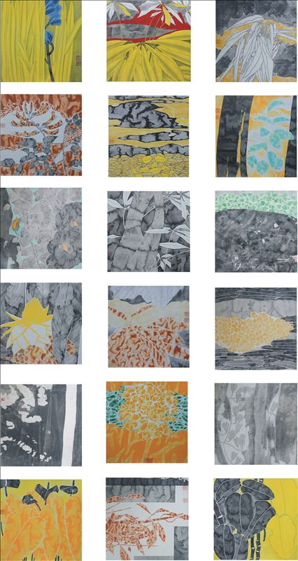 318,318艺术,当代艺术,青年艺术家,国画,工笔画,卜英广,《花草小辑》