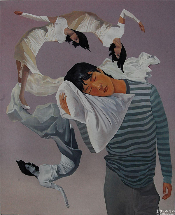 318,318艺术,原创艺术,当代艺术,艺术商城,油画,刘骐铭,《梦精记No.2 》
