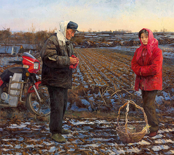 318,318艺术,艺术品网站,艺术收藏,艺术品交易网站,油画,王少伦,《开春》