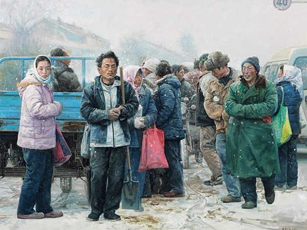 318,318艺术,艺术品网站,艺术收藏,艺术品交易网站,油画,王少伦,《出路》