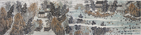 318,318艺术,原创艺术,当代艺术,艺术商城,艺术品市场,国画,郭佳俊,《曲园》