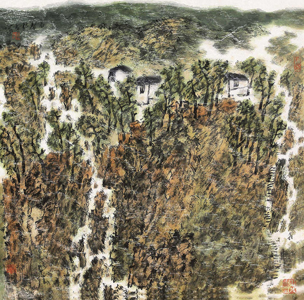 318,318艺术,当代艺术,原创艺术,艺术收藏,国画,陈向迅,《山水》