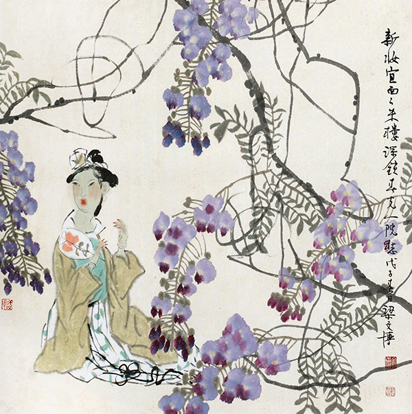 318,318艺术,当代艺术,原创艺术,艺术收藏,国画,梁文博,《人物》