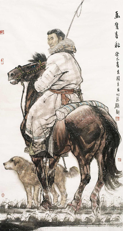 318,318艺术,原创艺术,当代艺术,艺术商城,艺术品市场,吴团良,《马背春秋》 318,318艺术,原创艺术,当代艺术,艺术商城,艺术品市场,吴团良,《马背春秋》