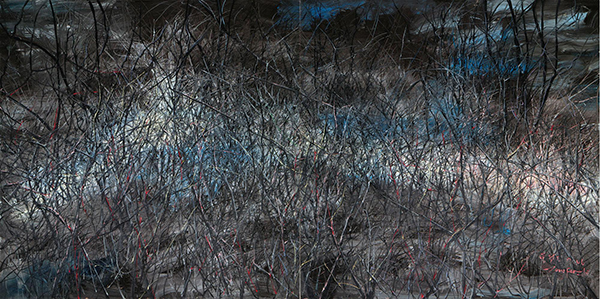 曾梵志,318,318艺术,艺术品网站,艺术品交易网站,油画,《江山如此多娇6号》（双联作）